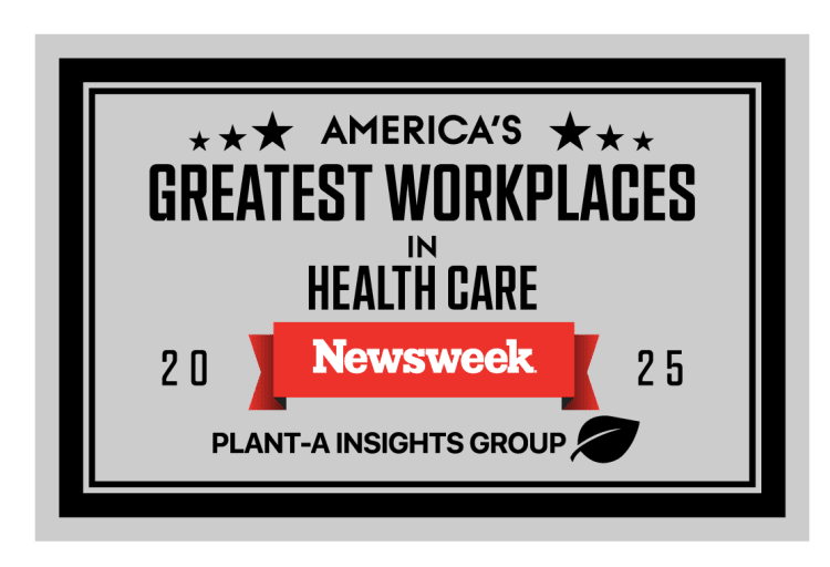 America's Greatest Workplaces in Healthcare Newsweek badge